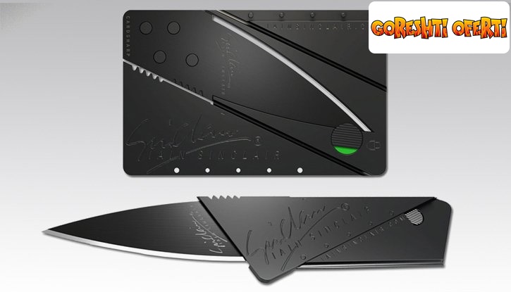 Сгъваем нож с формата на кредитна карта - CardSharp снимка #0