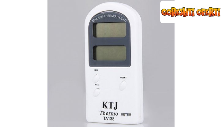 Термометър, влагомер - ТА138 снимка #1