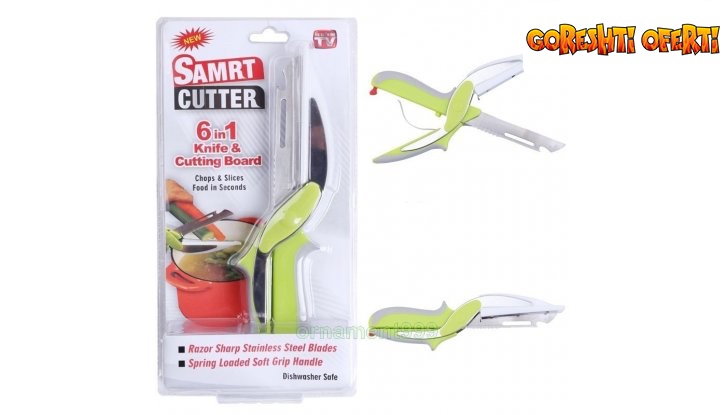 Ножица Clever Cutter за рязане нa месо и зеленчуци 6 в 1 снимка #0