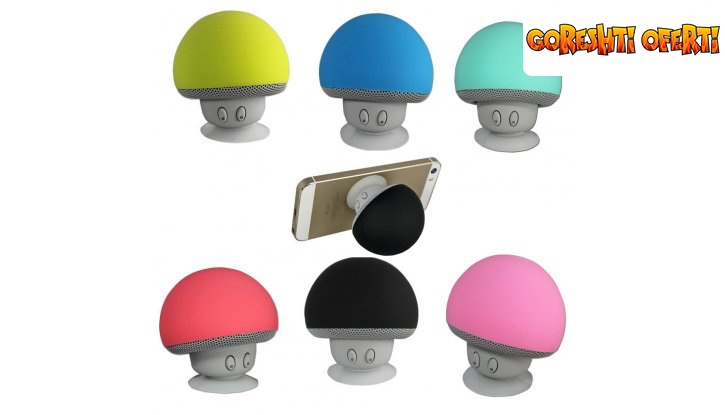 Мини колонка Гъба - Mushroom Bluetooth Speaker снимка #0