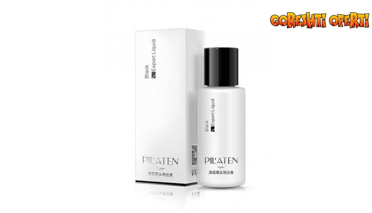 Лосион за подготовка на порите преди пилинг Pilaten Black Export снимка #2