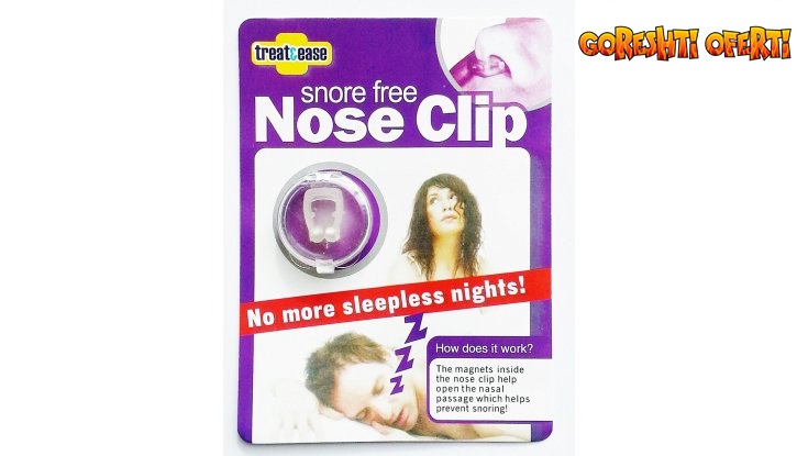 Щипка за нос против хъркане - Здрав и пълноценен сън снимка #3