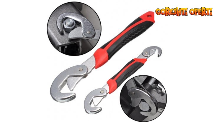 Универсален гаечен ключ Snap'n grip 2 бр снимка #1