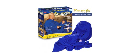 Одеяло с ръкави Snuggie - топла прегръдка през студените зимни месеци снимка #0