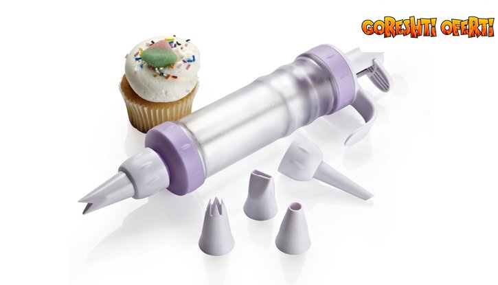 Удобен шприц за украса на десерти Dessert decorator plus снимка #1