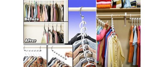 Закачалка за дрехи - Triple Closet Space за 3 пъти повече място в гардероба  снимка #2