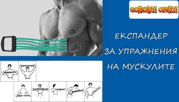 Ластици за упражнения на мускулите - Експандер снимка #0