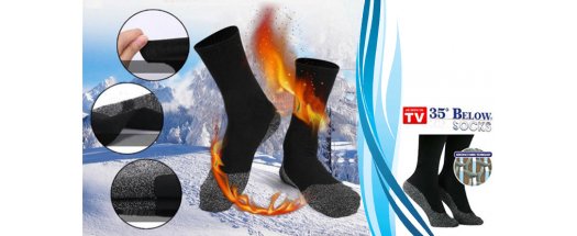Чорапи с алуминиеви нишки и аеро технология против студени крака снимка #0