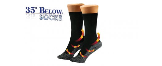Чорапи с алуминиеви нишки и аеро технология против студени крака снимка #1