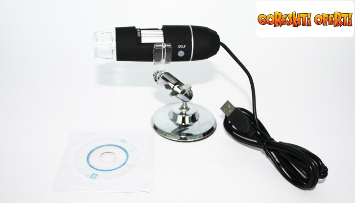 USB дигитален микроскоп с 500х оптично приближение  снимка #4