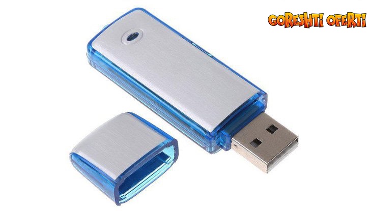 USB флаш памет 4GB и гласов рекордер в едно снимка #1