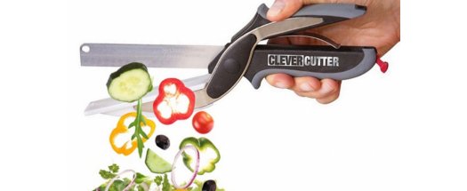 ЛИКВИДАЦИЯ! Ножица Clever Cutter за рязане нa месо и зеленчуци 2 в 1 снимка #1