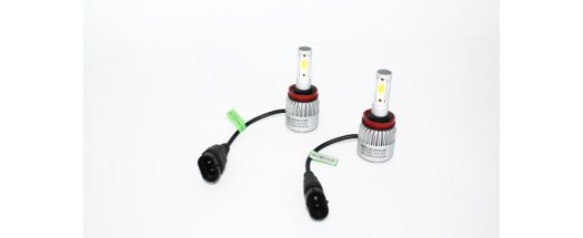 2 броя LED Диодни крушки H11 за автомобил  снимка #3