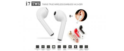 Удобни безжични слушалки i7 TWS снимка #0