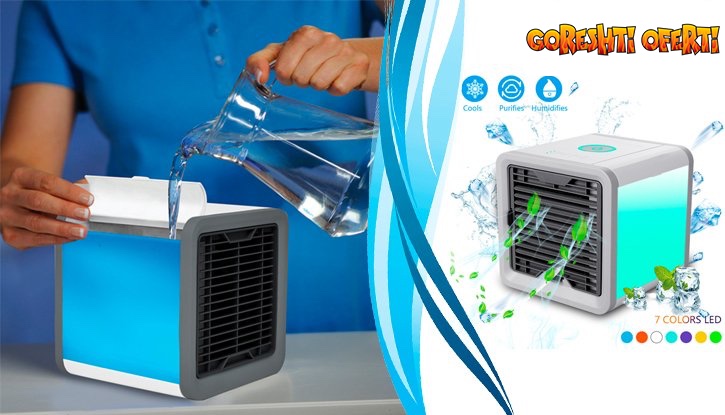Портативен охладител, овлажнител и пречиствател за въздух ARCTIC AIR 3в1 снимка #1