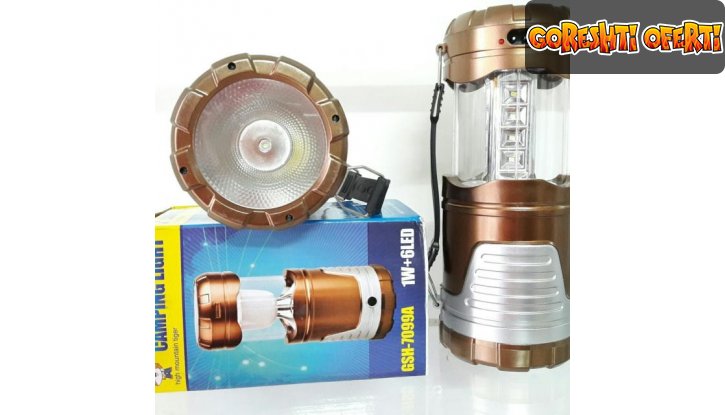 Къмпинг LED лампа GSH-7099a снимка #0