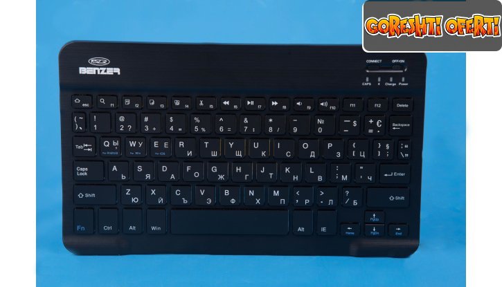 Безжична bluetooth клавиатура benzer 10 инча снимка #0