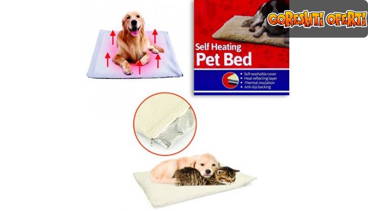 Самозатоплящо се легло за домашни любимци Self Heating Pet Bed снимка #3