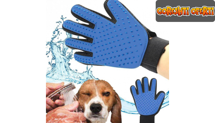 Комплект за къпане на домашен любимец Pet Bathing Massaging Glove снимка #1