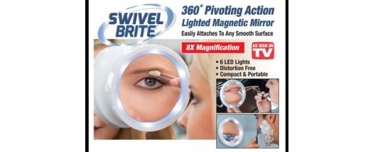 Увеличително LED огледало Swivel Brite снимка #0