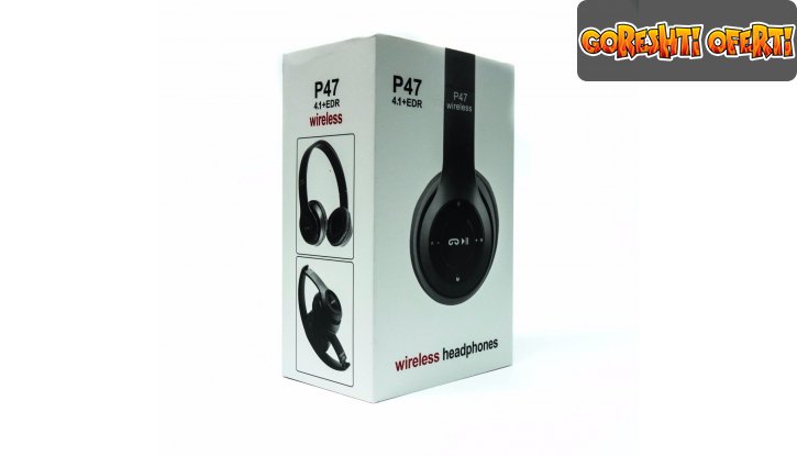 Безжични слушалки Wireless headphones P47 снимка #1