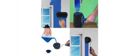 Комплект безкапкови валяци за боядисване Paint Roller снимка #2