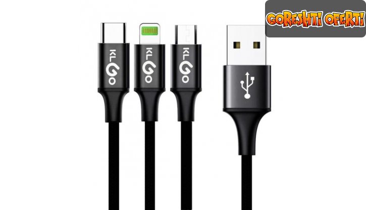USB Кабел за зареждане KLGO снимка #0